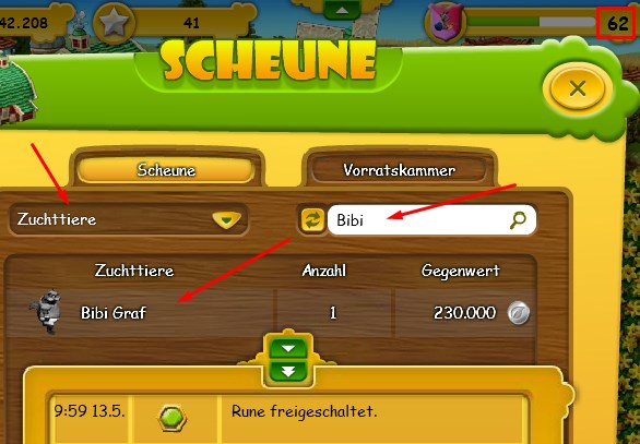 Bibi Graf mit Level 62 freigeschaltet in Scheune grau.jpg