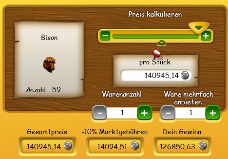 Bison auf Markt anbieten.jpg